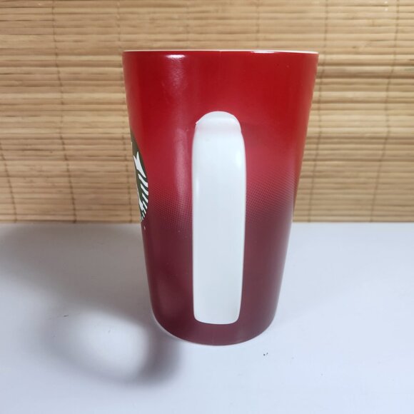 Starbucks Coffee Cup Mug 2015 Red Christmas Holiday 16oz Mug - Picture 5 of 7